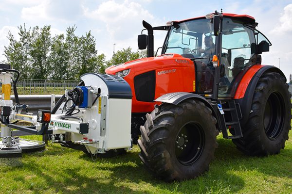 Desbrozadora y cortacésped Hymach con sistema automático para esquivar obstáculos